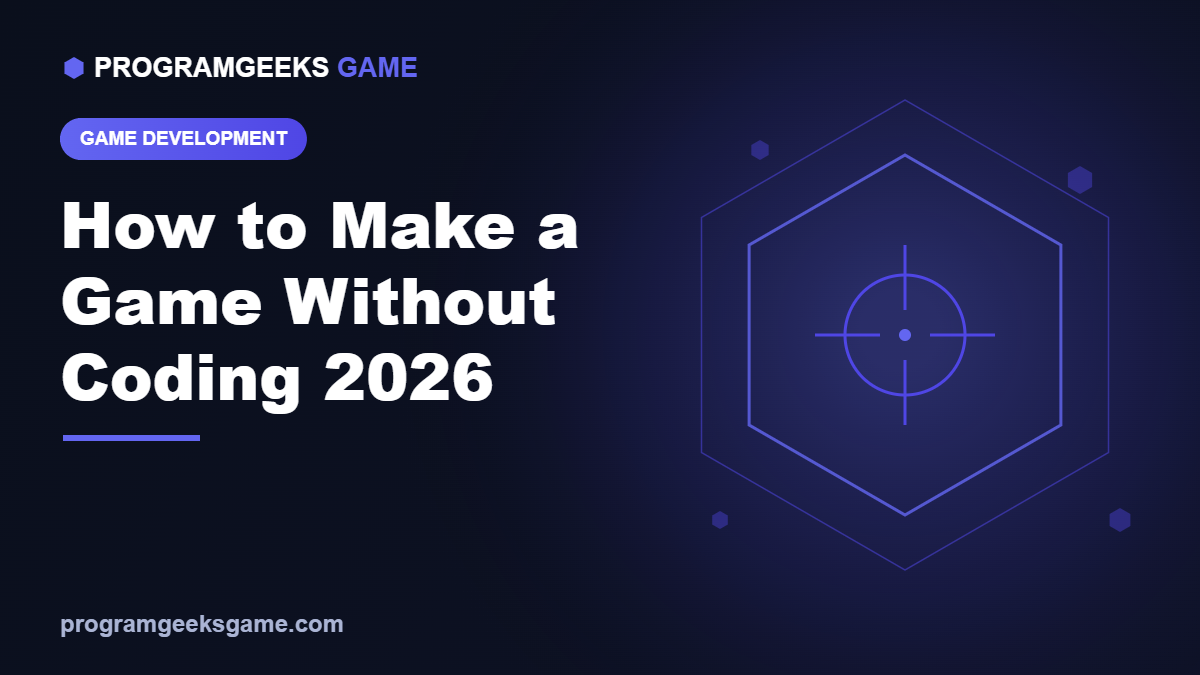 How to Make a Game Without Coding 2026